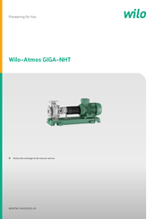 Wilo Atmos GIGA-NHT Serie Notice De Montage Et De Mise En Service