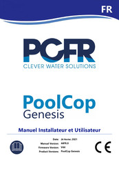 PoolCop Genesis Notice Installateur Et Utilisateur