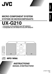 JVC SP-UXG210 Manuel D'instructions
