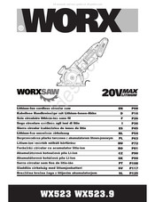 Worx WX523 Mode D'emploi