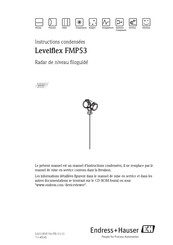 Endress+Hauser Levelflex FMP53 Instructions Condensées