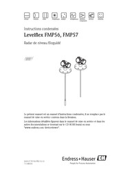 Endress+Hauser Levelflex FMP56 Instructions Condensées