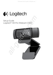 Logitech HD Pro Webcam C920 Guide D'installation