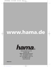 Hama 00062868 Mode D'emploi