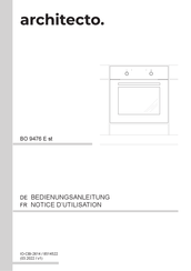 Amica architecto. BO 9476 E st Notice D'utilisation