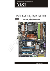 MSI G52-73801X3 Mode D'emploi