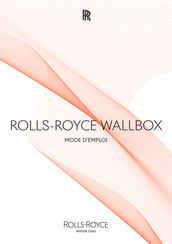 Rolls-Royce WALLBOX 61 90 5 A1E 1D5 Mode D'emploi
