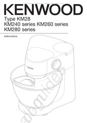 Kenwood KM240 Serie Manuel D'instructions