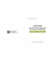 Mocreo LAVO 2500 Mode D'emploi