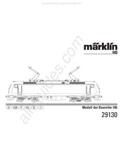 marklin 29130 Mode D'emploi