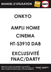 Onkyo HT-S3910DAB Mode D'emploi