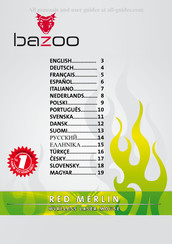 BAZOO RED MERLIN Mode D'emploi