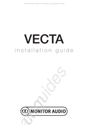 Monitor Audio VECTA Guide D'installation