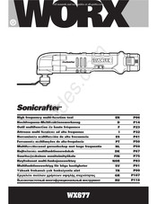 Worx Sonicrafter WX677 Mode D'emploi
