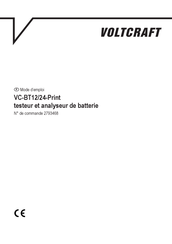 VOLTCRAFT VC-BT12/24-Print Mode D'emploi
