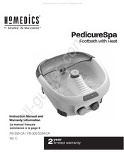 HoMedics FB-300-CA Manuel D'instructions