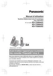 Panasonic KX-TG6655C Manuel D'utilisation