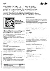 steute RF LDS SPOT-ST/BU-NET Instructions De Montage