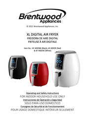 Brentwood Appliances AF-400DBK Manuel D'instructions