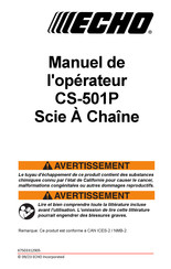 Echo CS-501P Manuel De L'opérateur