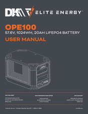 DK2 ELITE ENERGY OPE100 Mode D'emploi
