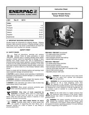 Enerpac PMU10022 Manuel D'instructions