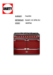 Falcon Elise SE 110 Mixte Mode D'emploi & Instructions D'installation