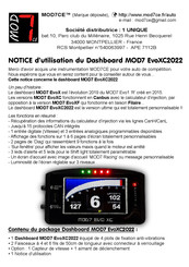 MOD7CE EvoXC2022 Notice D'utilisation