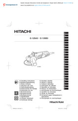 Hitachi Koki G 13SB3 Mode D'emploi