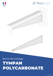 AtriumConcept TYMPAN POLYCARBONATE Notice De Montage