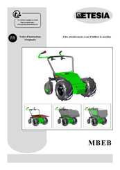 Etesia MBEB Notice D'instructions