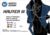 Kortel Design KRUYER III Notice D'utilisation