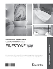 BainUltra FINESTONE Instructions D'installation