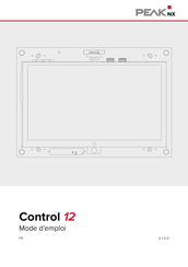 PEAKnx Control 12 Mode D'emploi