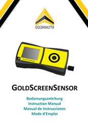 Goldanalytix GoldScreenSensor Mode D'emploi