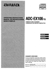 Aiwa ADC-EX106YU Mode D'emploi