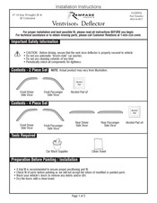 Rampage Products 6816 Instructions D'installation