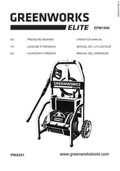 GreenWorks ELITE EPW1800 Manuel De L'utilisateur