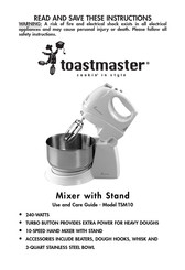 Toastmaster TSM10 Mode D'emploi