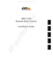 Axis 233D Guide D'installation