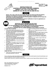 Ingersoll Rand W3-EU Serie Manuel D'instructions