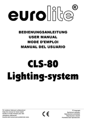 EuroLite CLS-80 Mode D'emploi