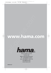 Hama 00034364 Mode D'emploi