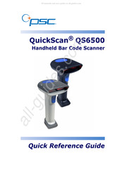 PSC QuickScan QS6500 Guide De Référence Rapide