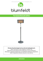 Blumfeldt 10032518 Mode D'emploi