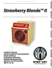 SWRSound Strawberry Blonde II Mode D'emploi