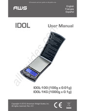 AWS IDOL-1KG Mode D'emploi