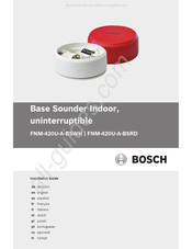Bosch FNM-420U-A-BSWH Guide D'installation