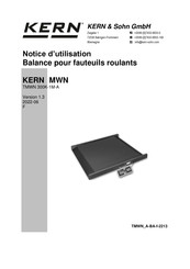 KERN MWN Série Notice D'utilisation
