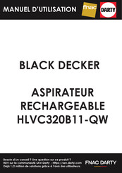 Black & Decker HLVC320B11 Mode D'emploi